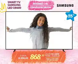 Lojas Cem Smart tv samsung led u8600 oferta