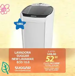 Lojas Cem Lavadora suggar new lavamax eco 10.0 oferta