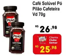 Semar Supermercado Café Solúvel Pó Pilão Cafeteira Vd oferta