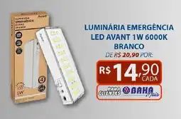 Bahamas Supermercados Luminária emergência led avant 1w 6000k branco oferta