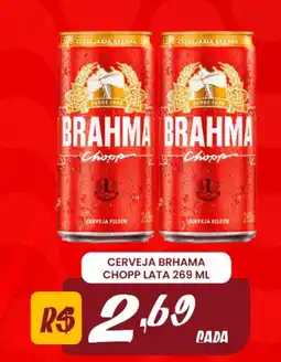 Atacadão Dia a Dia Cerveja brhama chopp lata oferta