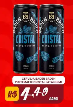 Atacadão Dia a Dia Cerveja baden baden puro malte cristal lata oferta
