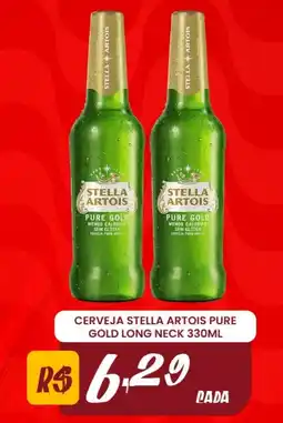 Atacadão Dia a Dia Cerveja stella artois pure gold long neck oferta