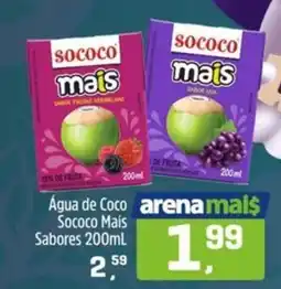 Arena Atacado Água de Coco Sococo Mais Sabores oferta