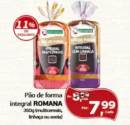 Cometa Supermercados Pão de forma integral ROMANA oferta