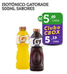CenterBox Isotónico gatorade sabores oferta