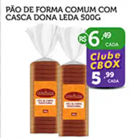 CenterBox Pão de forma comum com casca dona leda oferta