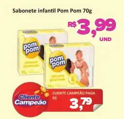 Paulistão Supermercados Sabonete infantil Pom Pom oferta
