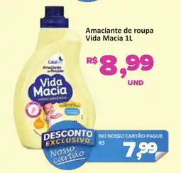 Paulistão Supermercados Amaciante de roupa Vida Macia oferta