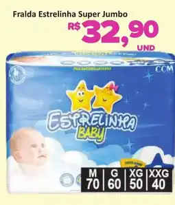 Paulistão Supermercados Fralda Estrelinha Super Jumbo oferta