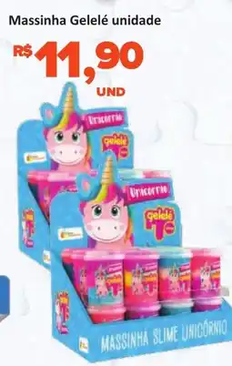 Paulistão Supermercados Massinha Gelelé unidade oferta
