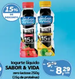 Cometa Supermercados logurte líquido SABOR & VIDA oferta