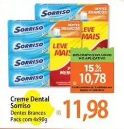Atacadão Creme Dental Sorriso oferta