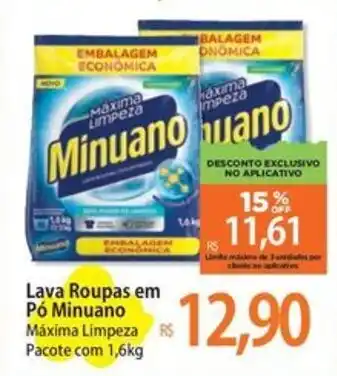 Atacadão Lava Roupas em Pó Minuano oferta