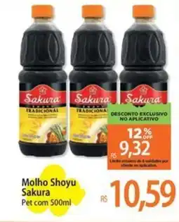 Atacadão Molho Shoyu Sakura Pet oferta