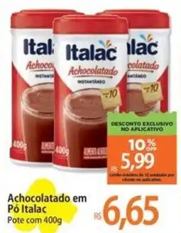 Atacadão Achocolatado em Pó Italac oferta