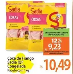 Atacadão Coxa de Frango Sadia IQF Congelada Pacote oferta