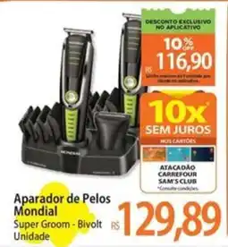 Atacadão Aparador de Pelos Mondial oferta