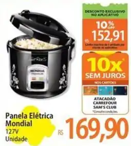 Atacadão Panela Elétrica Mondial oferta