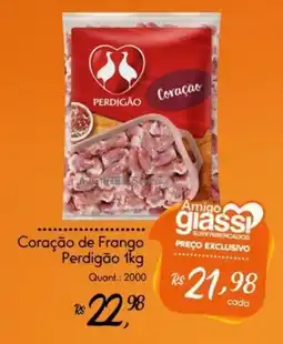 Giassi Supermercados Coração de Frango Perdigão oferta