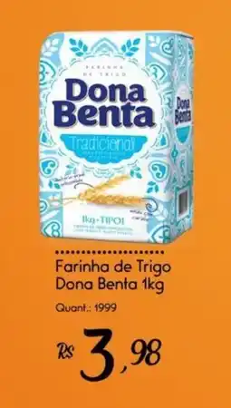 Giassi Supermercados Farinha de Trigo Dona Benta oferta