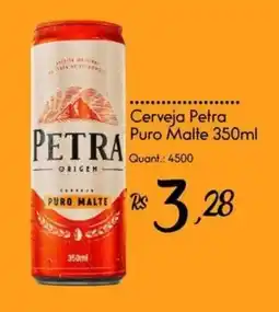 Giassi Supermercados Cerveja Petra Puro Malte oferta