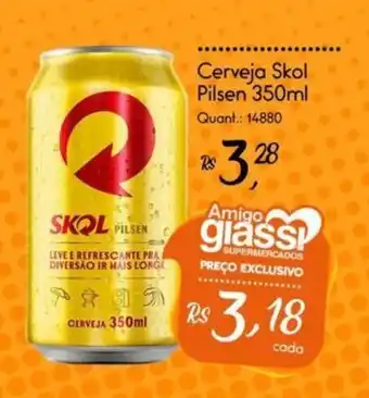 Giassi Supermercados Cerveja Skol Pilsen oferta