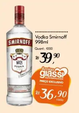 Giassi Supermercados Vodka Smirnoff oferta