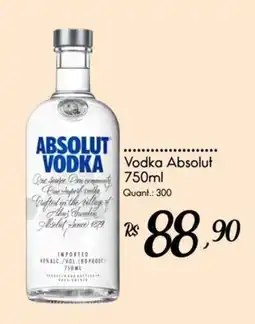 Giassi Supermercados Vodka Absolut oferta