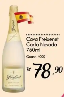 Giassi Supermercados Cava Freixenet Carta Nevada oferta