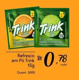 Giassi Supermercados Refresco em Pó Trink oferta