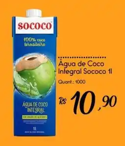 Giassi Supermercados Agua de Coco Integral Sococo oferta