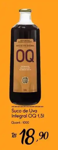 Giassi Supermercados Suco de Uva Integral OQ oferta