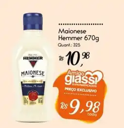 Giassi Supermercados Maionese Hemmer oferta