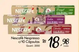 Giassi Supermercados Nescafé Nespresso oferta