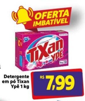 Mercado Extra Detergente em po Tixan Ype 1kg oferta