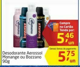 Desodorante monange ou bozzano 90g
