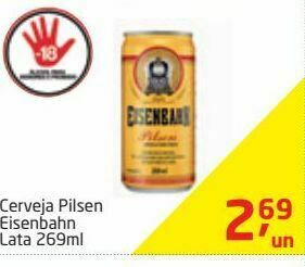 Tenda Atacado Cerveja pilsen eisenbahn 269ml oferta