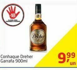Conhaque dreher 900ml