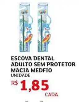 Assaí Atacadista Escova dental adulto sem protetor macia medfio unidade oferta