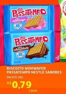 Assaí Atacadista Biscoito miniwafer passatempo nestlé sabores oferta
