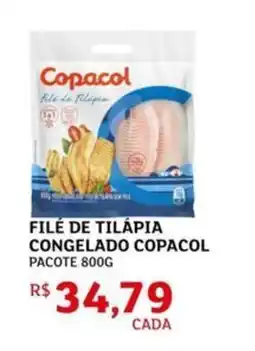 Assaí Atacadista Filé de tilápia congelado copacol pacote oferta