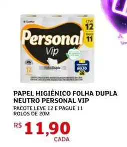 Assaí Atacadista Papel higiênico folha dupla neutro personal vip oferta