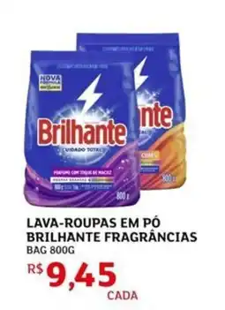 Assaí Atacadista Lava-roupas em pó brilhante fragrâncias bag oferta