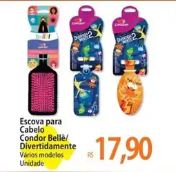 Atacadão Escova para Cabelo Condor Belle/ Divertidamente oferta