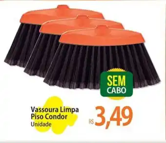 Atacadão Vassoura Limpa Piso Condor oferta