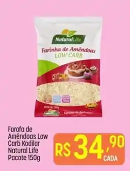 Muffato Farofa de Amêndoas Low Carb Kodilar Natural Life Pacote oferta