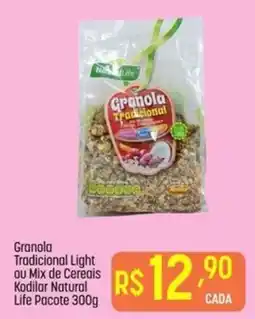 Muffato Granola Tradicional Light ou Mix de Cereais Kodilar Natural Life Pacote oferta