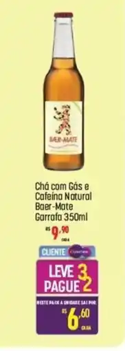 Muffato Chá com Gás e Cafeína Natural Baer-Mate Garrafa oferta