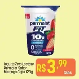 Muffato logurte Zero Lactose Parmalat Sabor Morango Copo oferta
